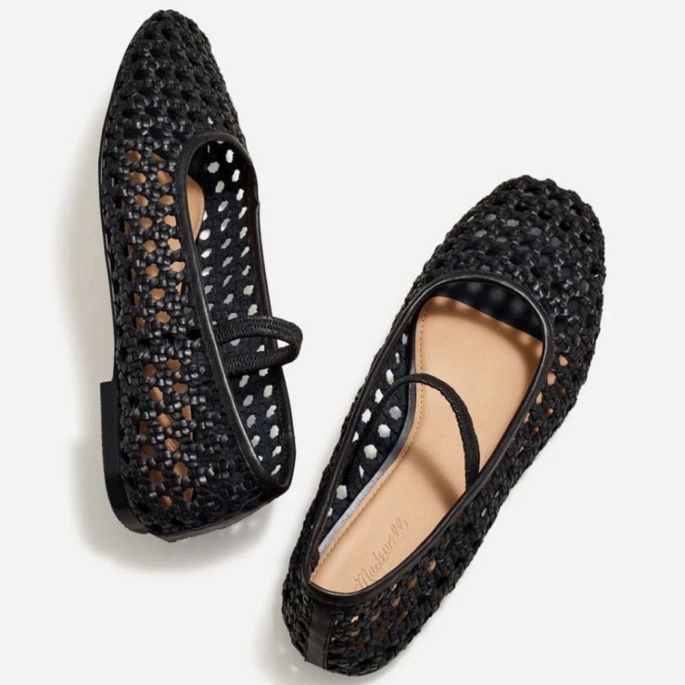 Madewell Black Woven Flats